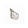 925 Sterling Silver CZ & Marcasites Pendant