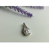 925 Sterling Silver CZ & Marcasites Pendant