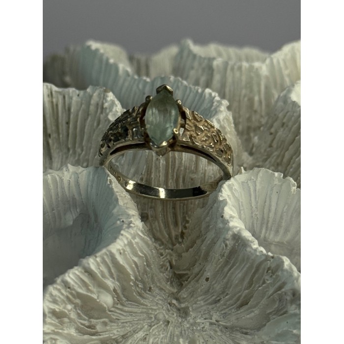 Kabana 925 Sterling Silver Blue Topaz Ring Size 9