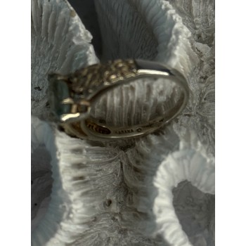 Kabana 925 Sterling Silver Blue Topaz Ring Size 9