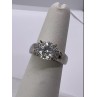 925 Sterling Silver CZ Ring Size 5.5