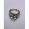 925 Sterling Silver CZ Ring Size 5.5