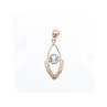 925 Sterling Silver Blue Spinel Pendant