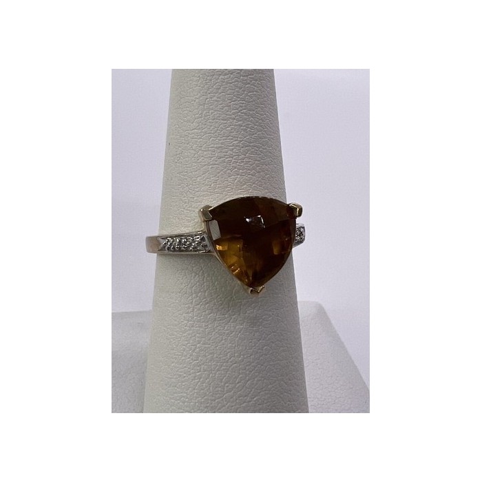 925 Sterling Silver CZ Ring Size 6.5