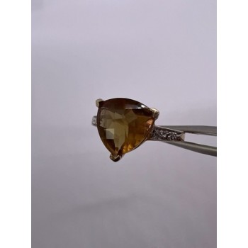 925 Sterling Silver CZ Ring Size 6.5