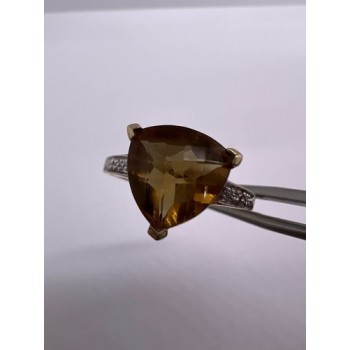 925 Sterling Silver CZ Ring Size 6.5