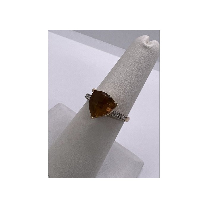 925 Sterling Silver CZ Ring Size 6.5