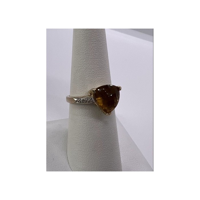 925 Sterling Silver CZ Ring Size 6.5