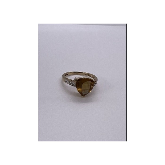 925 Sterling Silver CZ Ring Size 6.5