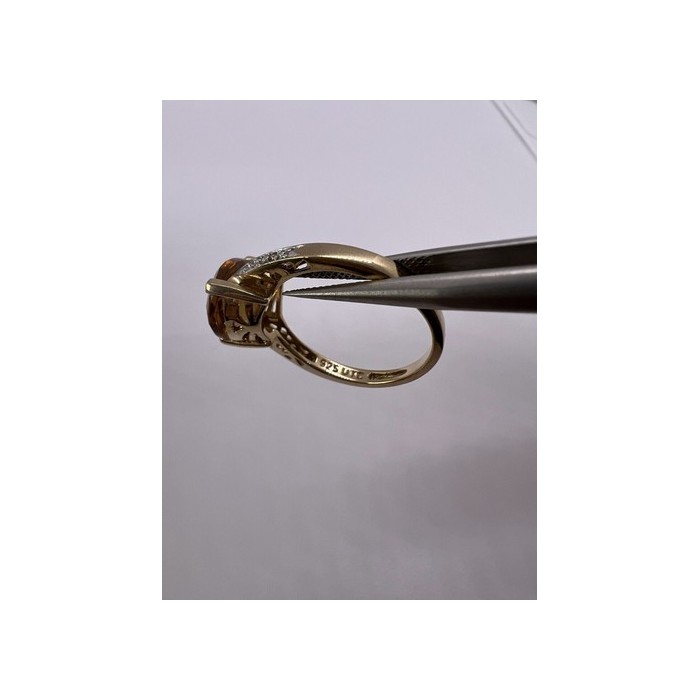 925 Sterling Silver CZ Ring Size 6.5