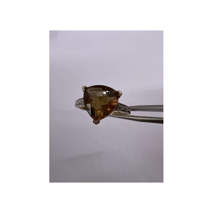 925 Sterling Silver CZ Ring Size 6.5