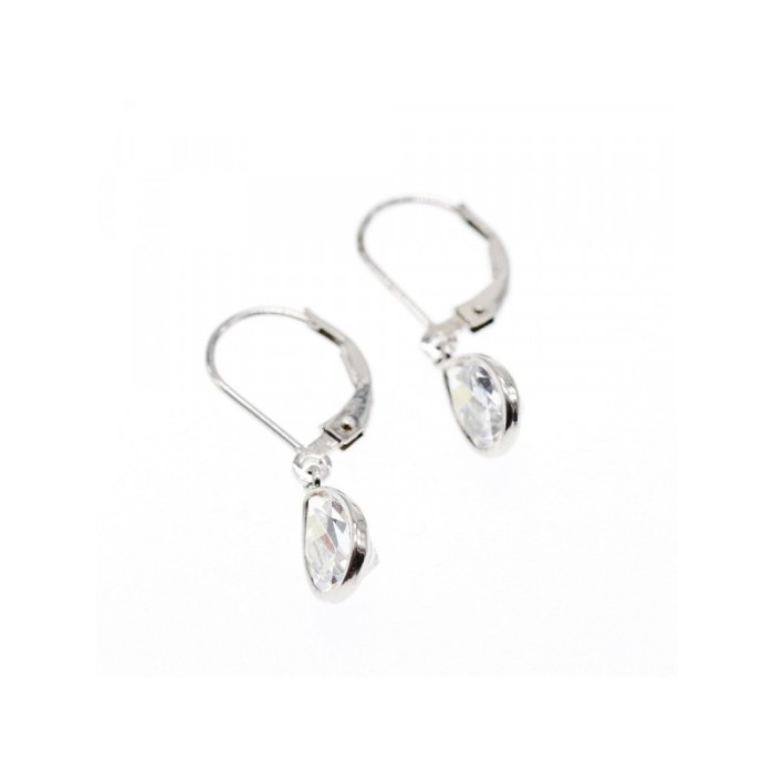 925 Sterling Silver CZ Earrings