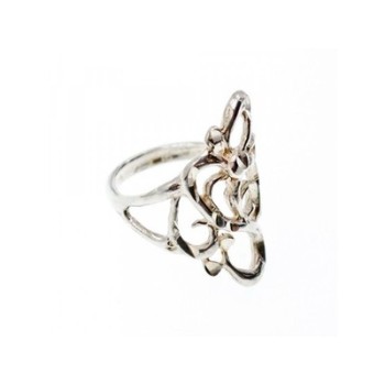 925 Sterling Silver Ring Size 6.5 Italy