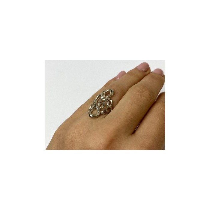 925 Sterling Silver Ring Size 6.5 Italy