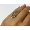 925 Sterling Silver Ring Size 6.5 Italy