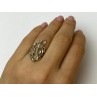 925 Sterling Silver Ring Size 6.5 Italy