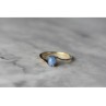 10K YELLOW GOLD STAR SAPPHIRE RING SIZE 5.5