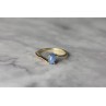10K YELLOW GOLD STAR SAPPHIRE RING SIZE 5.5