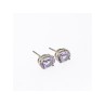 925 Sterling Silver Iolite Stud Earrings
