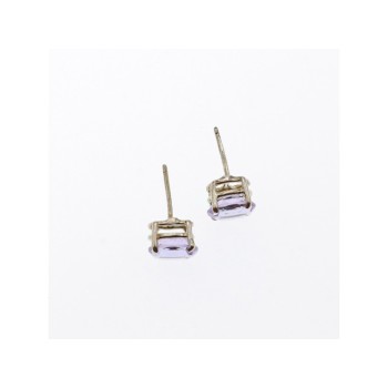 925 Sterling Silver Iolite Stud Earrings