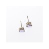 925 Sterling Silver Iolite Stud Earrings