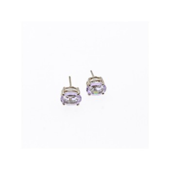 925 Sterling Silver Iolite Stud Earrings