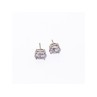 925 Sterling Silver Iolite Stud Earrings