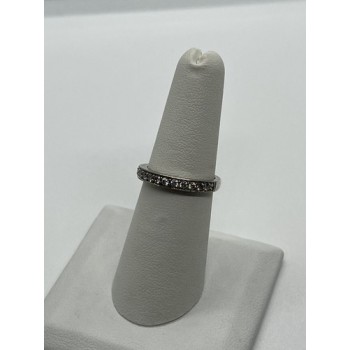 925 Sterling Silver & CZ Ring Size 6