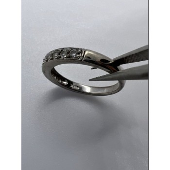 925 Sterling Silver & CZ Ring Size 6