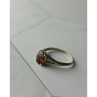 925 Sterling Silver Garnet Ring Size 7