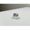 925 Sterling Silver Amethyst, Morganite, Peridot & CZ 