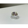 925 Sterling Silver Amethyst, Morganite, Peridot & CZ 