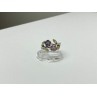 925 Sterling Silver Amethyst, Morganite, Peridot & CZ 