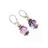925 Sterling Silver Amethyst Earrings