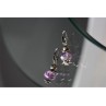 925 Sterling Silver Amethyst Earrings