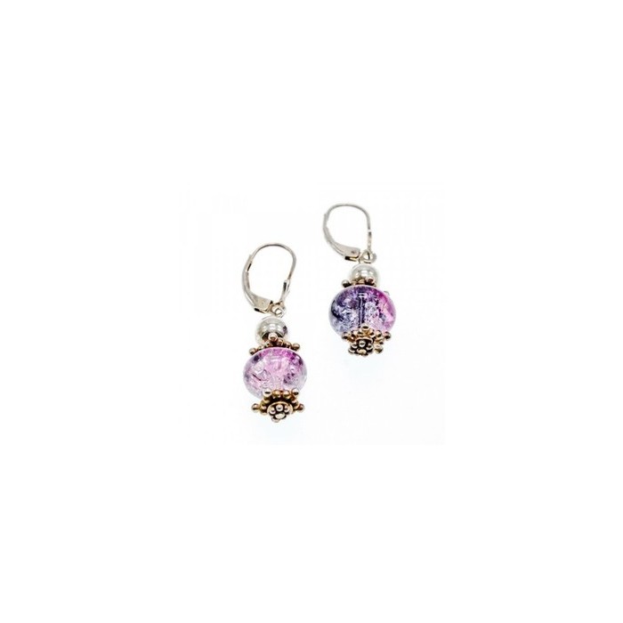 925 Sterling Silver Amethyst Earrings