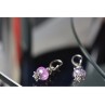 925 Sterling Silver Amethyst Earrings