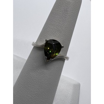 925 Sterling Silver CZ Ring Size 6.5