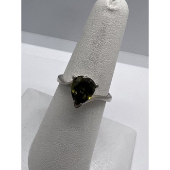 925 Sterling Silver CZ Ring Size 6.5