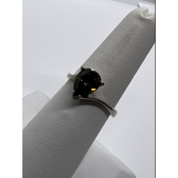 925 Sterling Silver CZ Ring Size 6.5