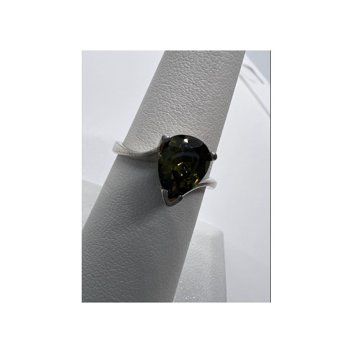 925 Sterling Silver CZ Ring Size 6.5