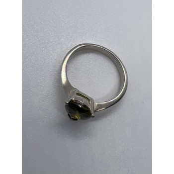 925 Sterling Silver CZ Ring Size 6.5
