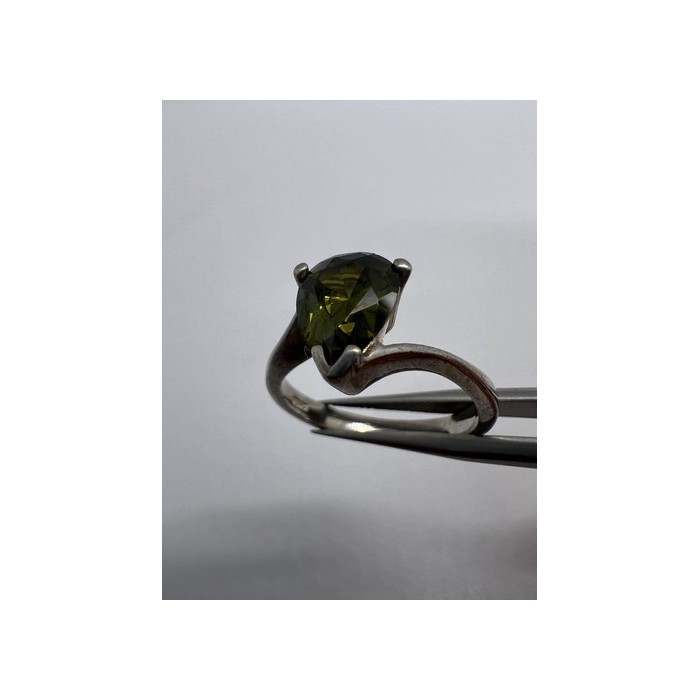 925 Sterling Silver CZ Ring Size 6.5