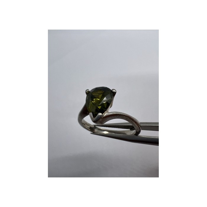 925 Sterling Silver CZ Ring Size 6.5