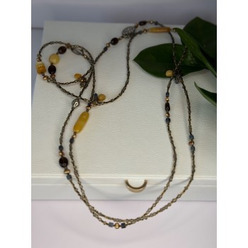 Silpada 925 Sterling Silver Serpentine Boho Necklace Length 60 inch