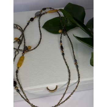 Silpada 925 Sterling Silver Serpentine Boho Necklace Length 60 inch