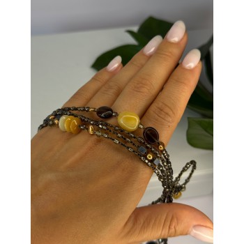 Silpada 925 Sterling Silver Serpentine Boho Necklace Length 60 inch