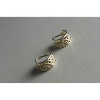 925 Sterling Silver Openwork Earrings