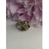 925 Sterling Silver Garnet Amethyst Citrine Peridot Ring Size 9