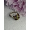 925 Sterling Silver Garnet Amethyst Citrine Peridot Ring Size 9
